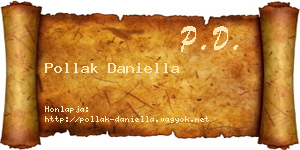 Pollak Daniella névjegykártya